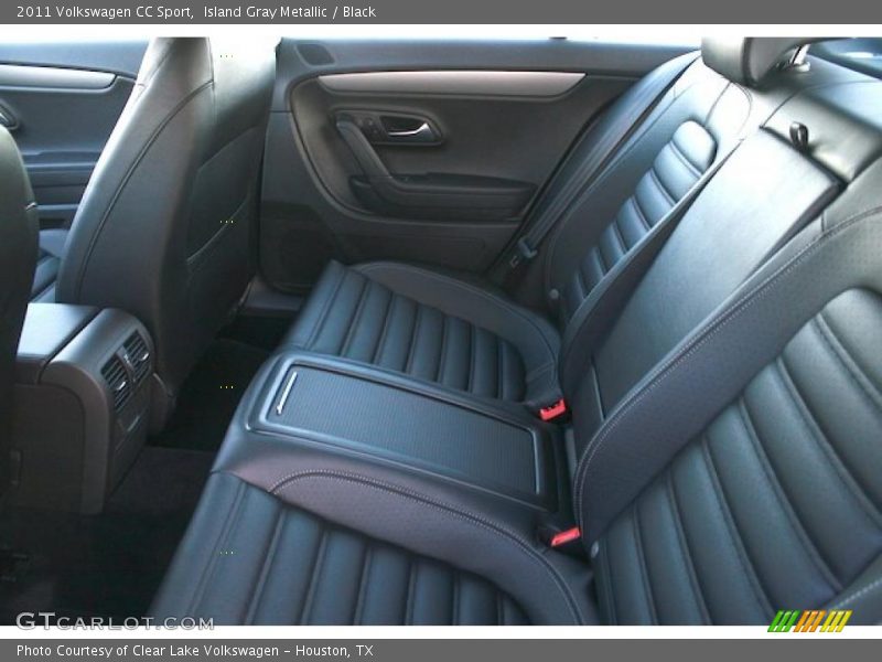Island Gray Metallic / Black 2011 Volkswagen CC Sport