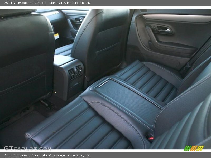 Island Gray Metallic / Black 2011 Volkswagen CC Sport