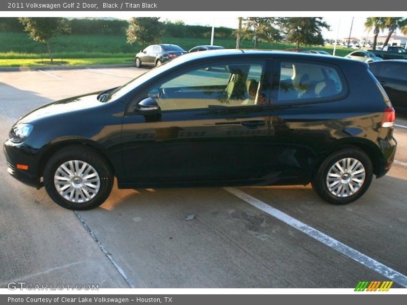 Black / Titan Black 2011 Volkswagen Golf 2 Door