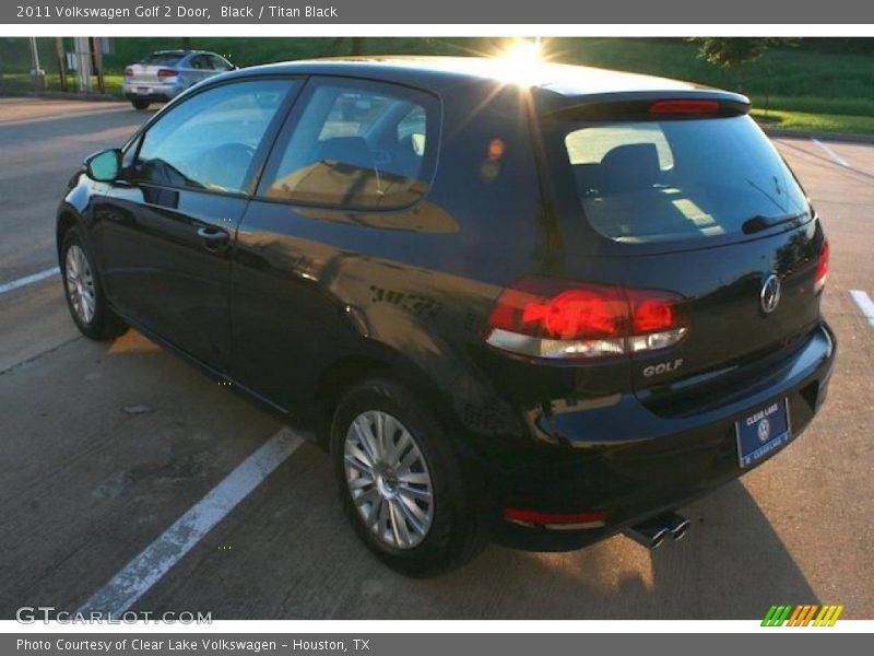 Black / Titan Black 2011 Volkswagen Golf 2 Door