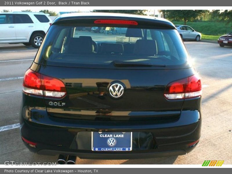 Black / Titan Black 2011 Volkswagen Golf 2 Door
