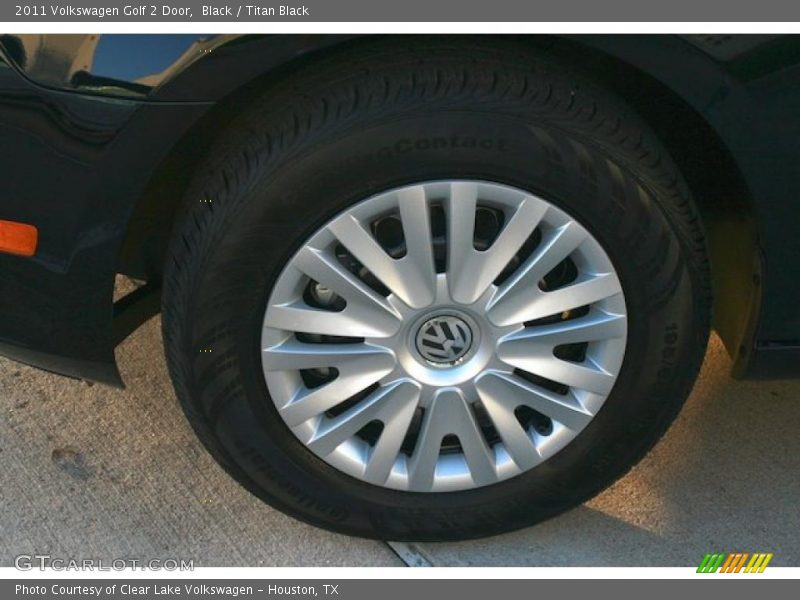 Black / Titan Black 2011 Volkswagen Golf 2 Door