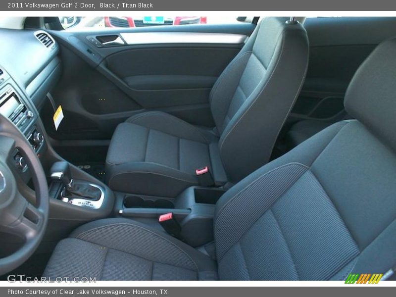 Black / Titan Black 2011 Volkswagen Golf 2 Door