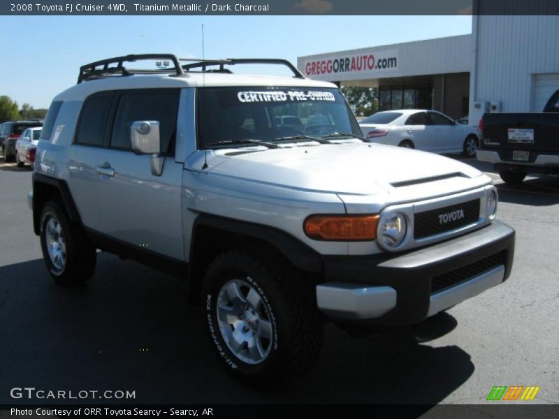 Titanium Metallic / Dark Charcoal 2008 Toyota FJ Cruiser 4WD