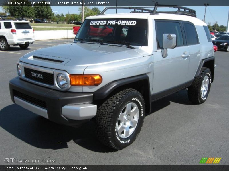 Titanium Metallic / Dark Charcoal 2008 Toyota FJ Cruiser 4WD