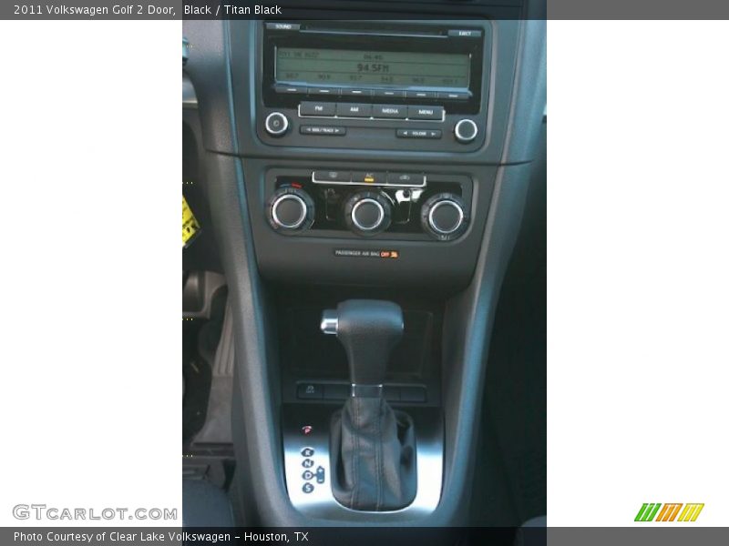 Black / Titan Black 2011 Volkswagen Golf 2 Door