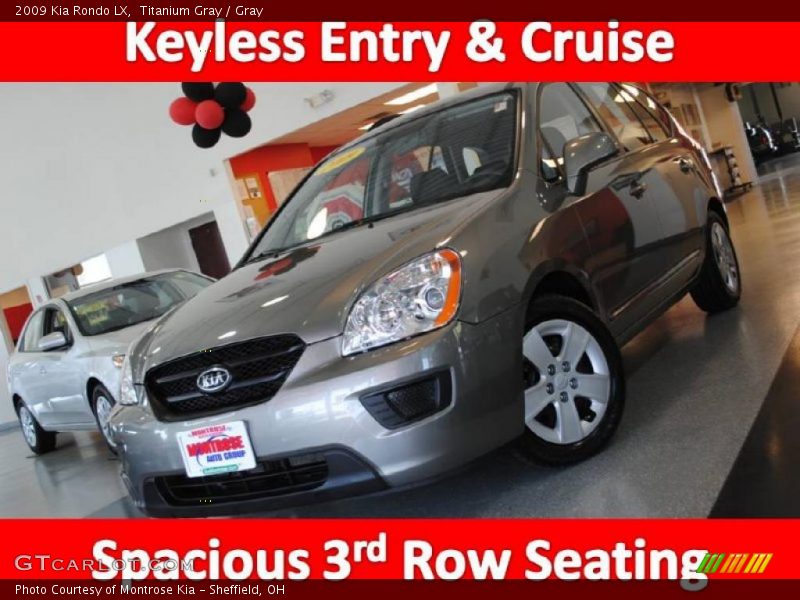 Titanium Gray / Gray 2009 Kia Rondo LX