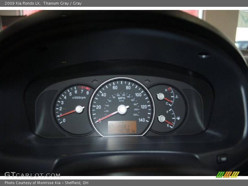 Titanium Gray / Gray 2009 Kia Rondo LX