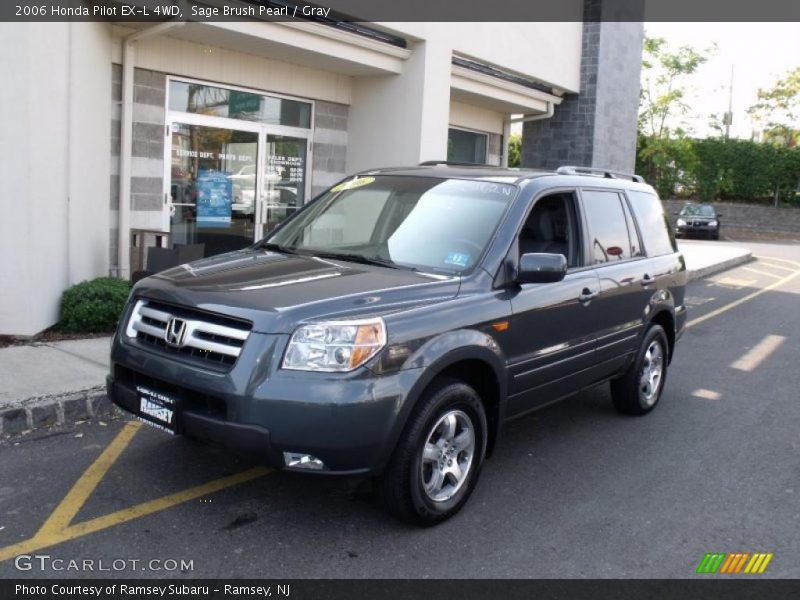 Sage Brush Pearl / Gray 2006 Honda Pilot EX-L 4WD