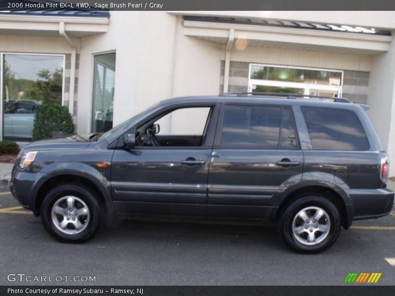 Sage Brush Pearl / Gray 2006 Honda Pilot EX-L 4WD