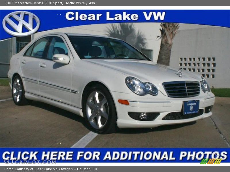 Arctic White / Ash 2007 Mercedes-Benz C 230 Sport