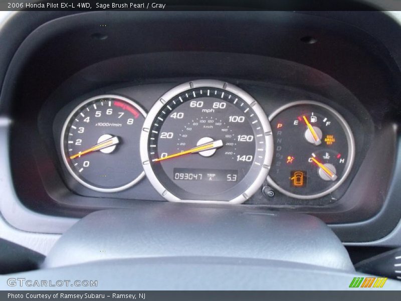 Sage Brush Pearl / Gray 2006 Honda Pilot EX-L 4WD