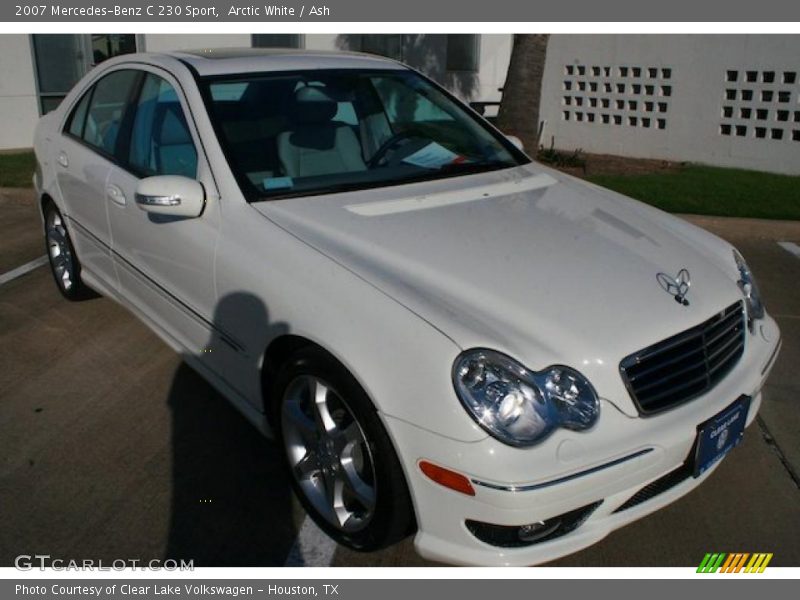Arctic White / Ash 2007 Mercedes-Benz C 230 Sport