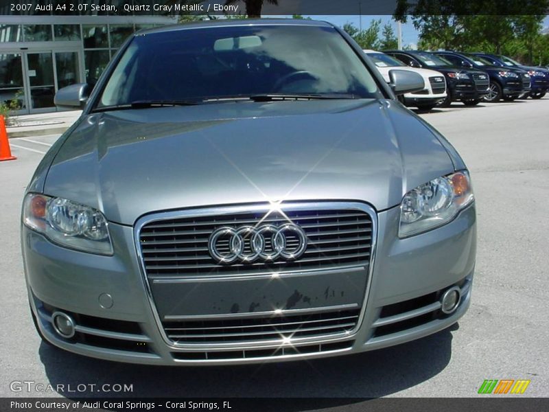 Quartz Gray Metallic / Ebony 2007 Audi A4 2.0T Sedan