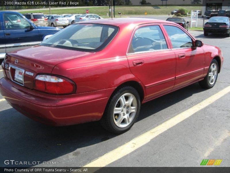 Laser Red / Beige 2000 Mazda 626 LX-V6