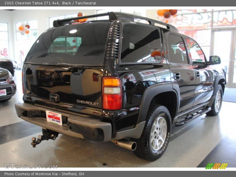 Black / Tan/Neutral 2003 Chevrolet Tahoe Z71 4x4