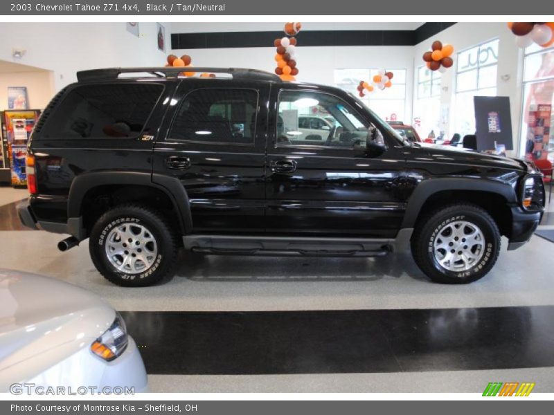 Black / Tan/Neutral 2003 Chevrolet Tahoe Z71 4x4