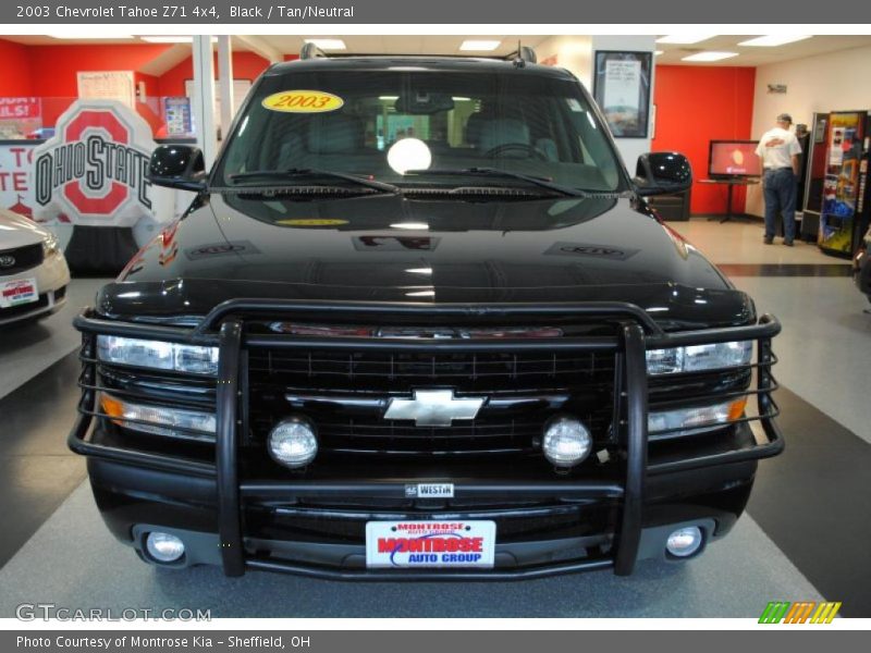 Black / Tan/Neutral 2003 Chevrolet Tahoe Z71 4x4