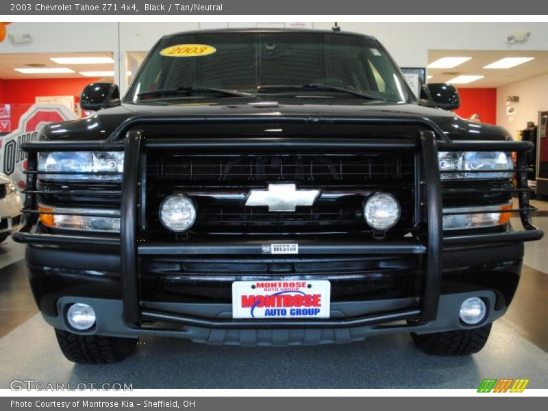 Black / Tan/Neutral 2003 Chevrolet Tahoe Z71 4x4