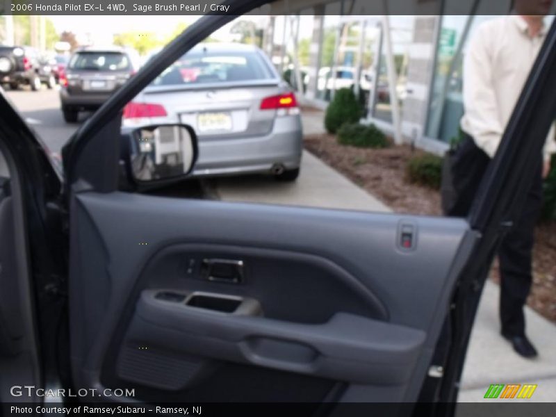 Sage Brush Pearl / Gray 2006 Honda Pilot EX-L 4WD