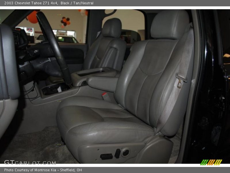 Black / Tan/Neutral 2003 Chevrolet Tahoe Z71 4x4