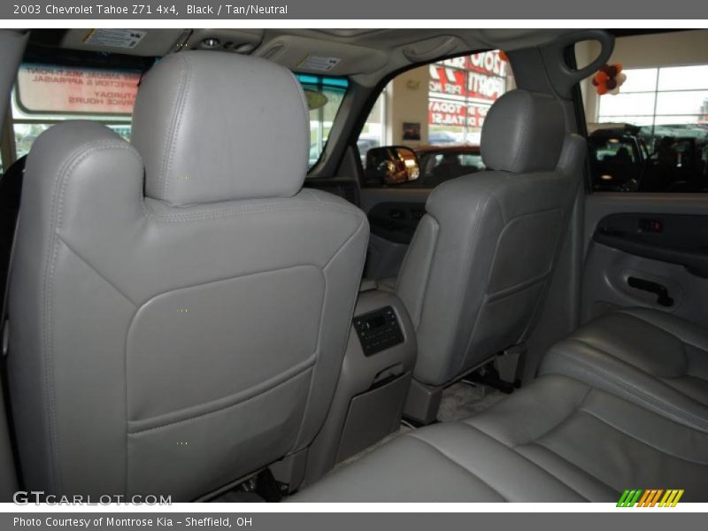 Black / Tan/Neutral 2003 Chevrolet Tahoe Z71 4x4