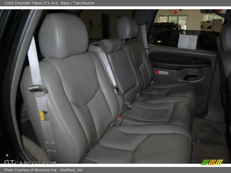 Black / Tan/Neutral 2003 Chevrolet Tahoe Z71 4x4