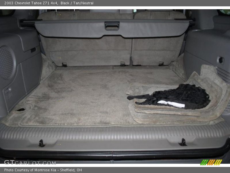 Black / Tan/Neutral 2003 Chevrolet Tahoe Z71 4x4