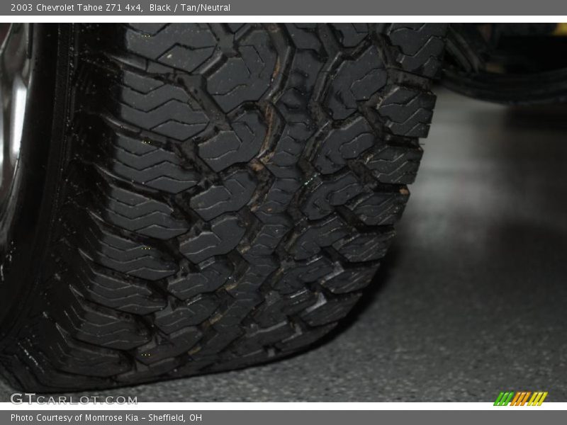 Black / Tan/Neutral 2003 Chevrolet Tahoe Z71 4x4