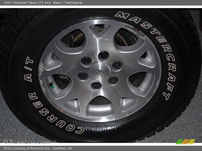 Black / Tan/Neutral 2003 Chevrolet Tahoe Z71 4x4
