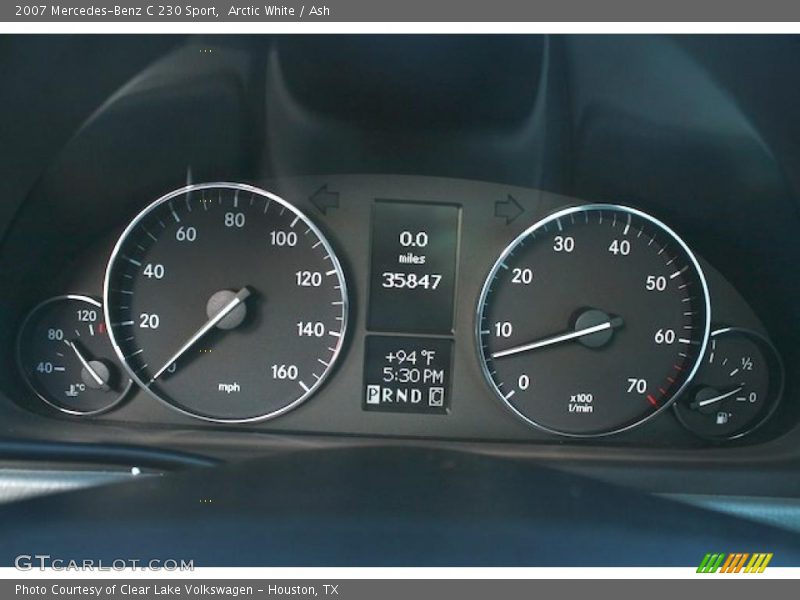 Arctic White / Ash 2007 Mercedes-Benz C 230 Sport