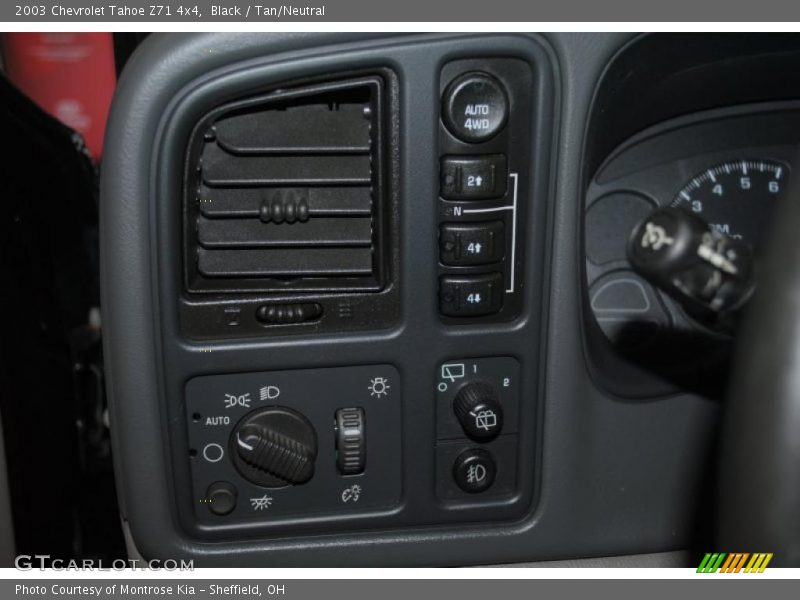 Black / Tan/Neutral 2003 Chevrolet Tahoe Z71 4x4
