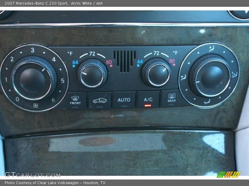 Arctic White / Ash 2007 Mercedes-Benz C 230 Sport