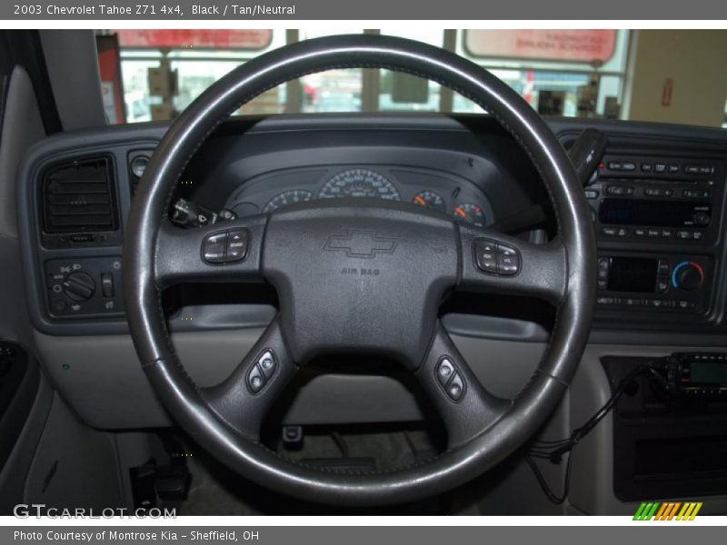 Black / Tan/Neutral 2003 Chevrolet Tahoe Z71 4x4