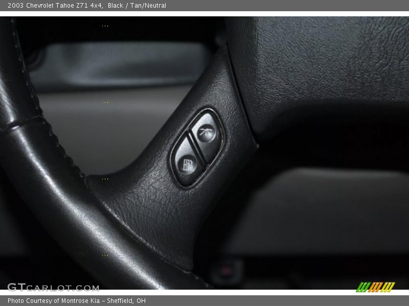 Black / Tan/Neutral 2003 Chevrolet Tahoe Z71 4x4