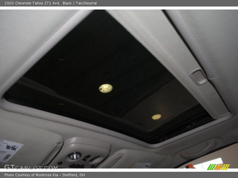Black / Tan/Neutral 2003 Chevrolet Tahoe Z71 4x4