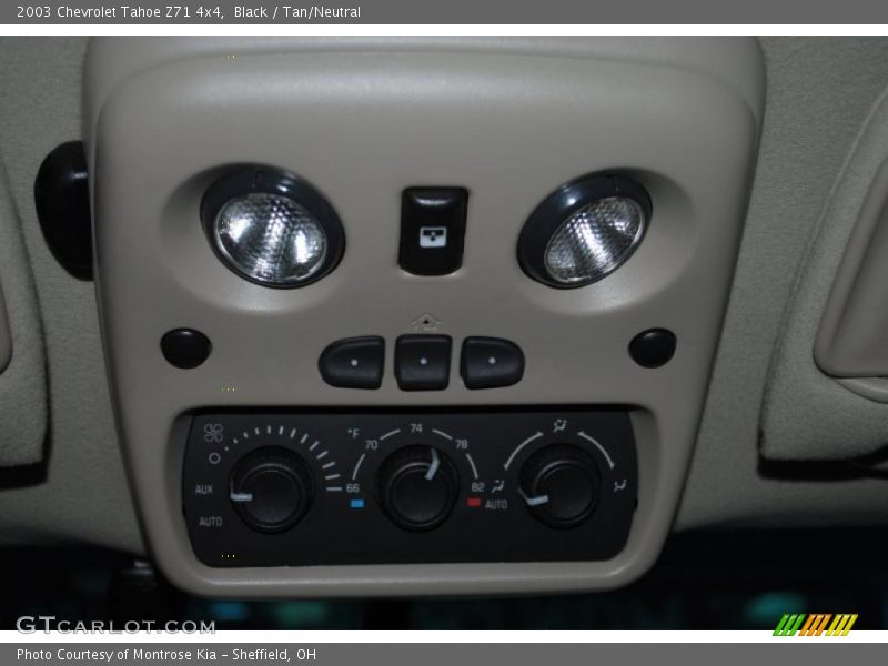 Black / Tan/Neutral 2003 Chevrolet Tahoe Z71 4x4