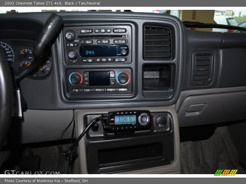 Black / Tan/Neutral 2003 Chevrolet Tahoe Z71 4x4