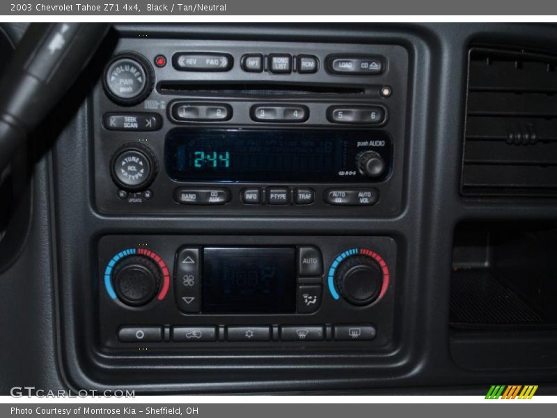 Black / Tan/Neutral 2003 Chevrolet Tahoe Z71 4x4