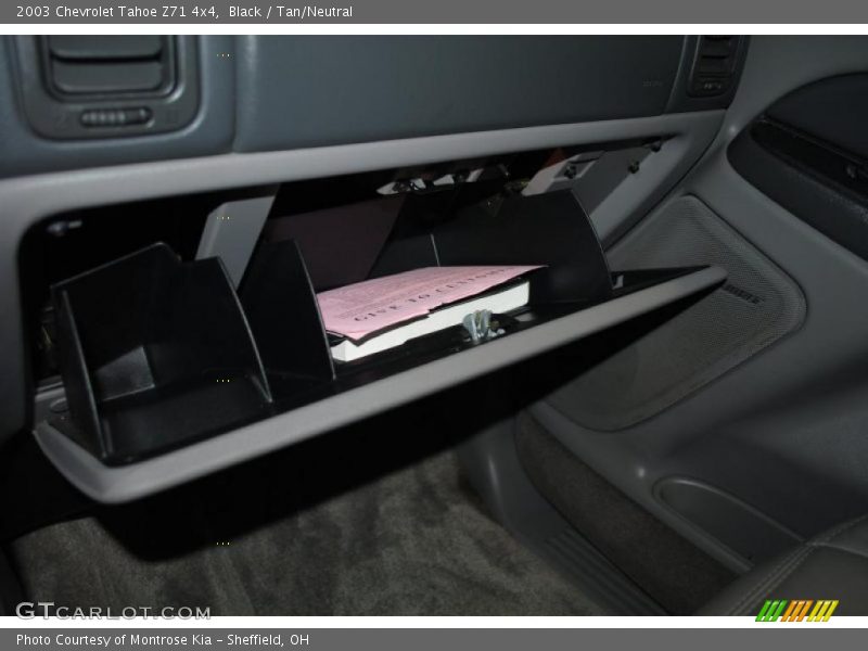 Black / Tan/Neutral 2003 Chevrolet Tahoe Z71 4x4