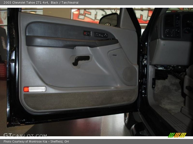 Black / Tan/Neutral 2003 Chevrolet Tahoe Z71 4x4