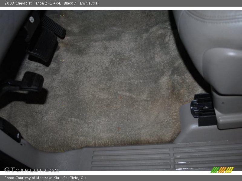 Black / Tan/Neutral 2003 Chevrolet Tahoe Z71 4x4