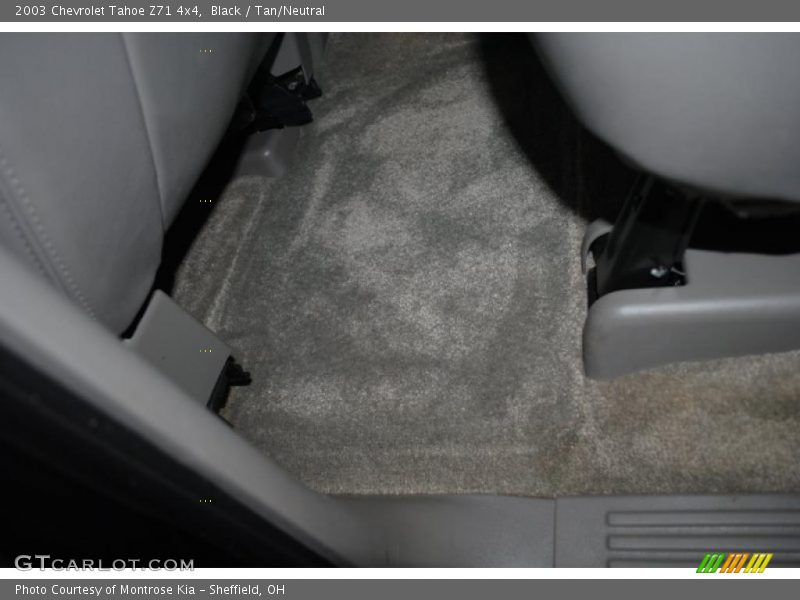 Black / Tan/Neutral 2003 Chevrolet Tahoe Z71 4x4