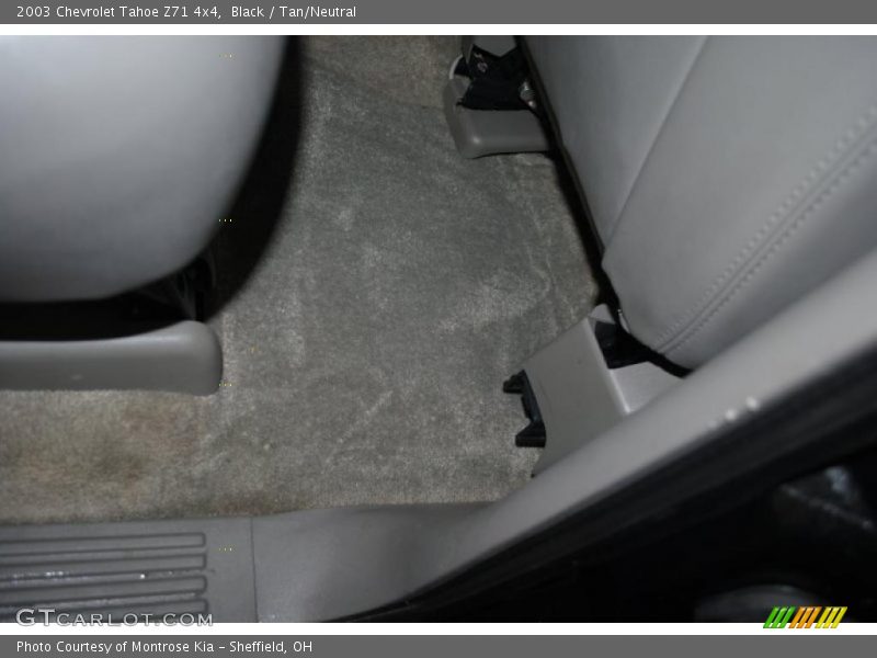 Black / Tan/Neutral 2003 Chevrolet Tahoe Z71 4x4