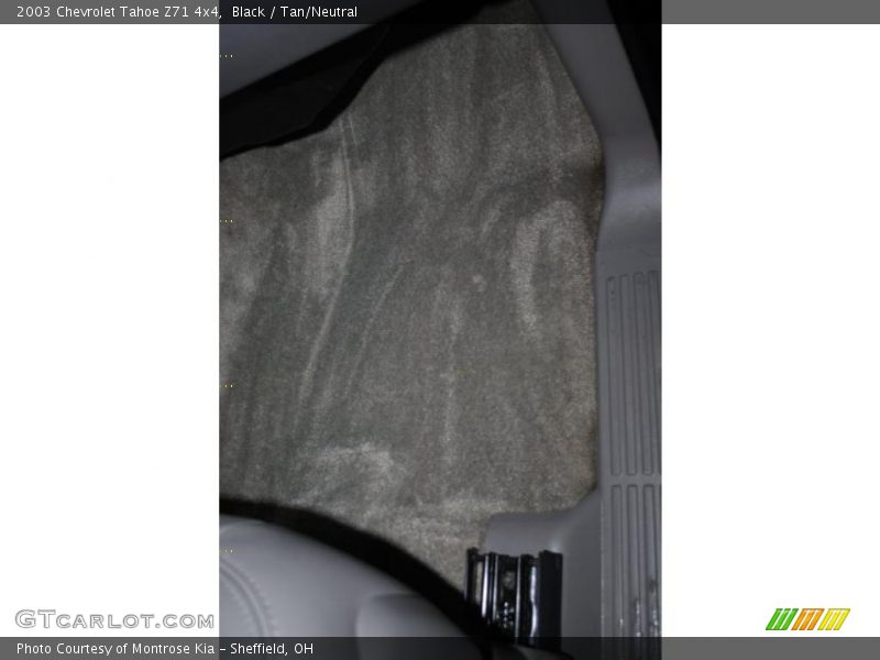 Black / Tan/Neutral 2003 Chevrolet Tahoe Z71 4x4
