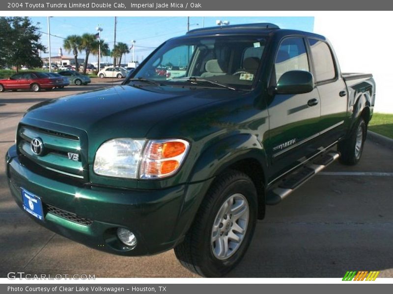 Imperial Jade Mica / Oak 2004 Toyota Tundra Limited Double Cab