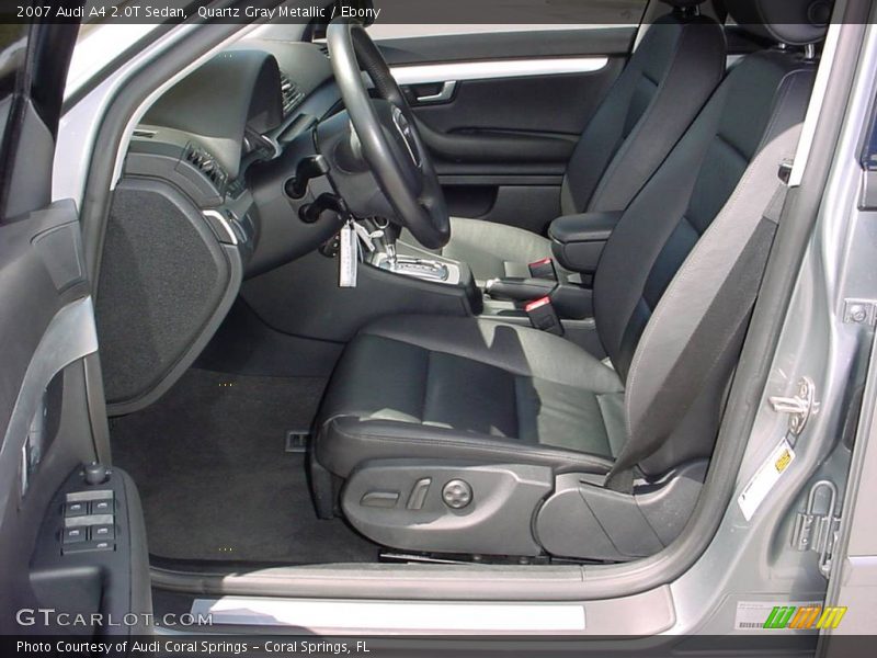 Quartz Gray Metallic / Ebony 2007 Audi A4 2.0T Sedan