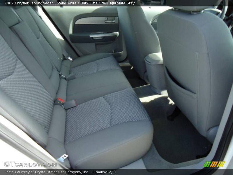 Stone White / Dark Slate Gray/Light Slate Gray 2007 Chrysler Sebring Sedan