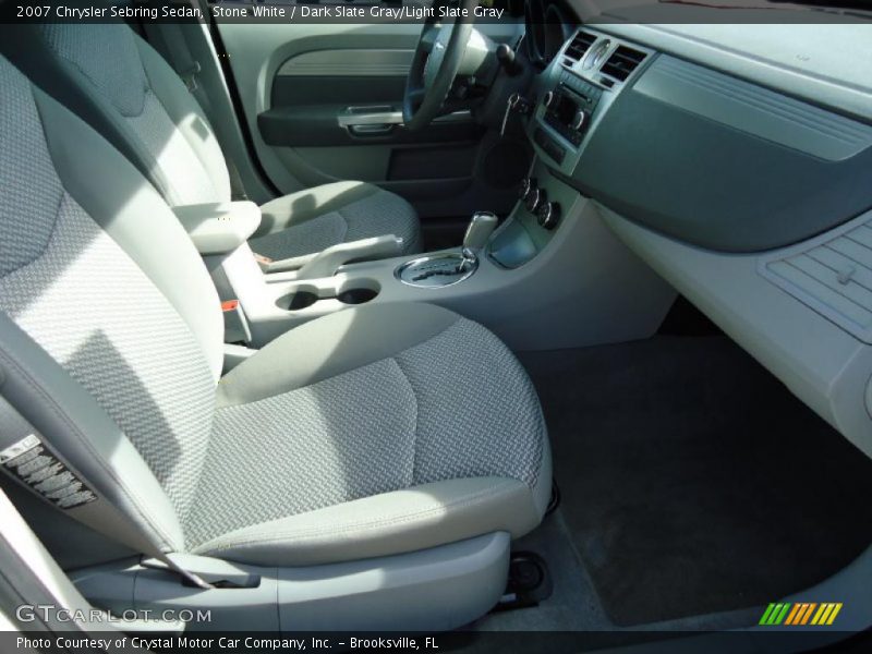 Stone White / Dark Slate Gray/Light Slate Gray 2007 Chrysler Sebring Sedan