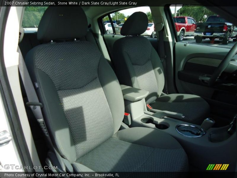 Stone White / Dark Slate Gray/Light Slate Gray 2007 Chrysler Sebring Sedan